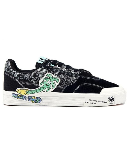 Li-ning Blue Skate Shoes X Steven Harington 'Palm Tree' for men