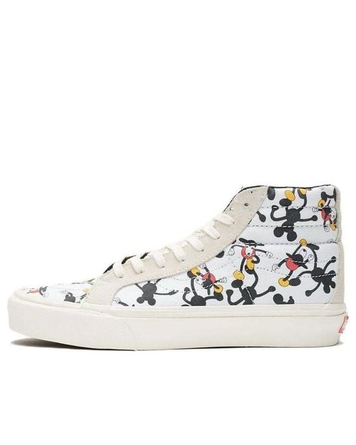 Vans White Sk8-Hi Disney X Geoff Mcfetridge for men