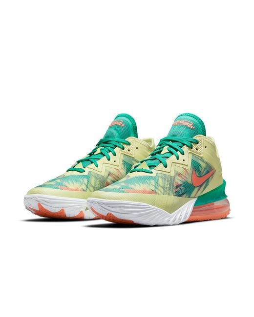 Nike Green Lebron 18 Low 'Lebronold Palmer' for men