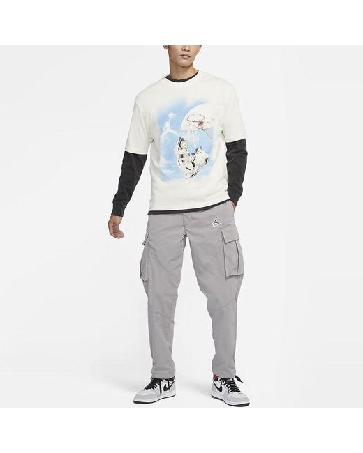 Nike Gray Utility Big Pocket Cargo Casual Long Pants/Trousers Autumn for men