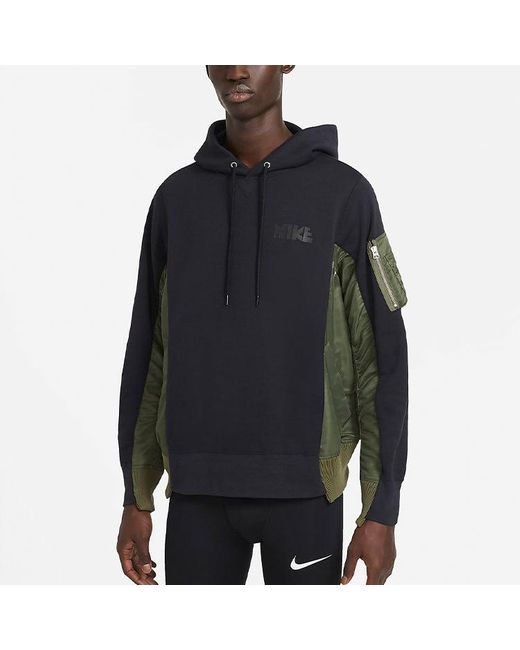 Nike Blue X Sacai Hoodie for men