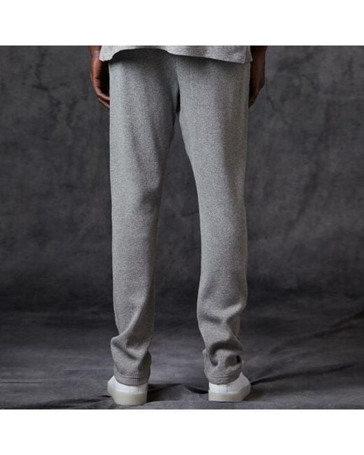 Fear Of God Gray Fw20 Heather Thermal Pants 'Dark' for men