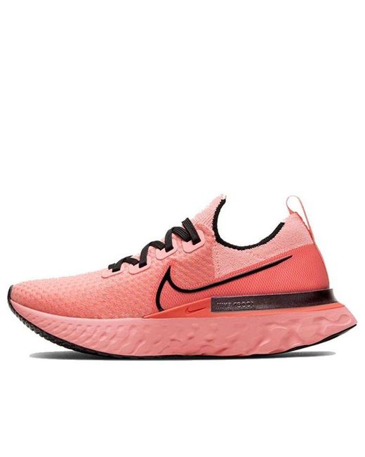Nike React Infinity Run Flyknit 'bright Melon' in Pink for Men | Lyst