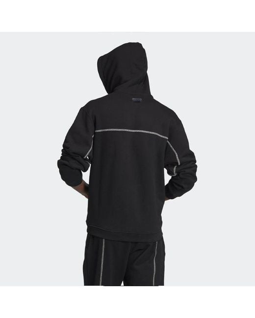 Adidas Black Originals R.Y.V. Hooded Pullover for men