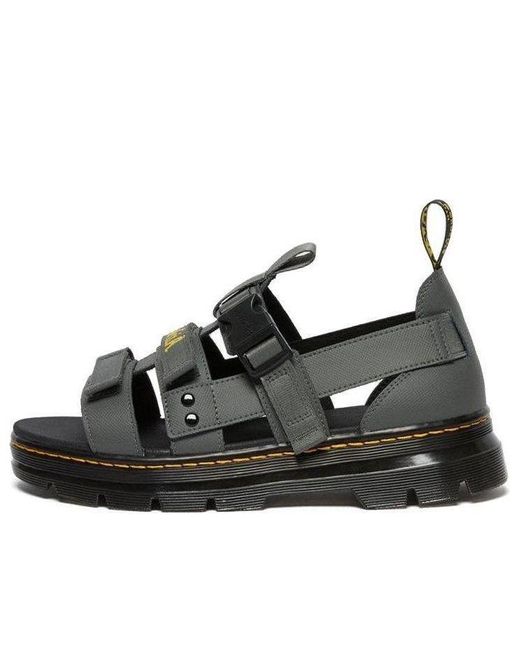 Dr. Martens Black Webbing Sandals