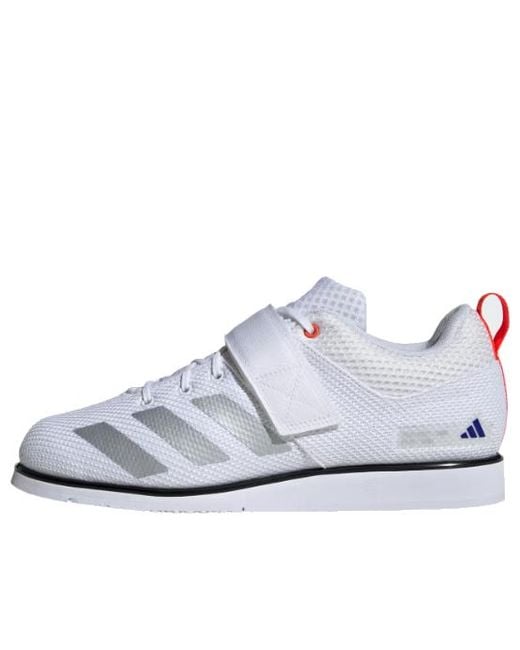 Adidas White Powerlift 5 for men