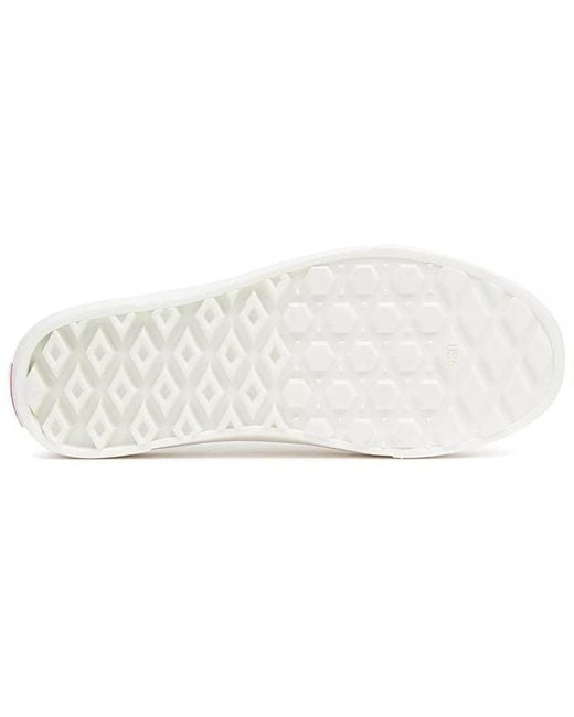 Vans White Slip-On Trk for men