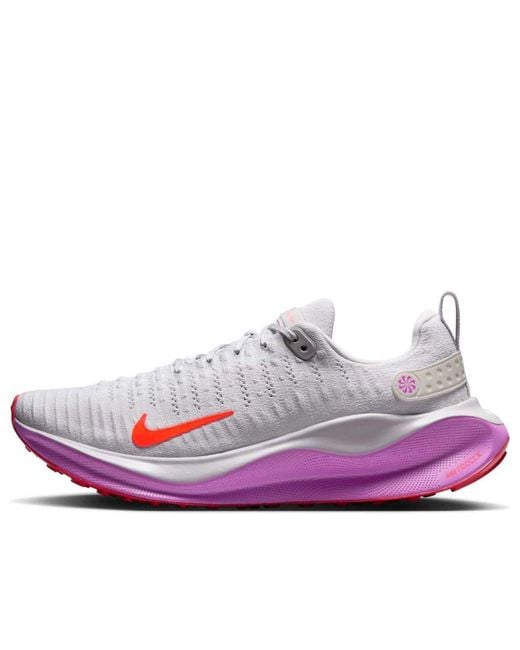 Nike Purple Reactx Infinity Run 4 'Vast Hyper Bright Crimson' for men