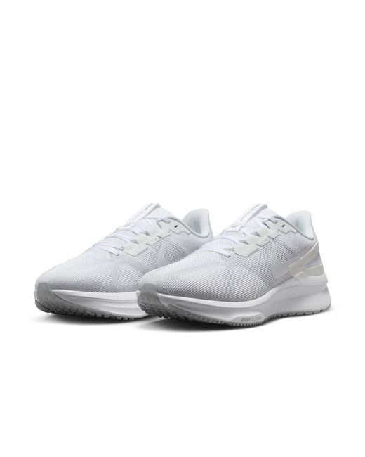 Nike White Air Zoom Structure 25 Wide Pure Platinum' for men