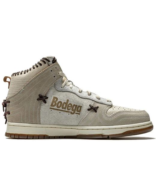 Nike White X Bodega Dunk High 'Friends & Family' for men