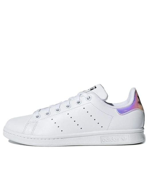 Adidas White Stan Smith J 'Iridescent' for men