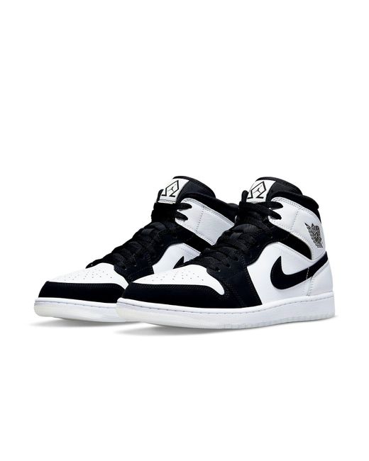 Nike Black 1 Mid Se 'Diamond' for men