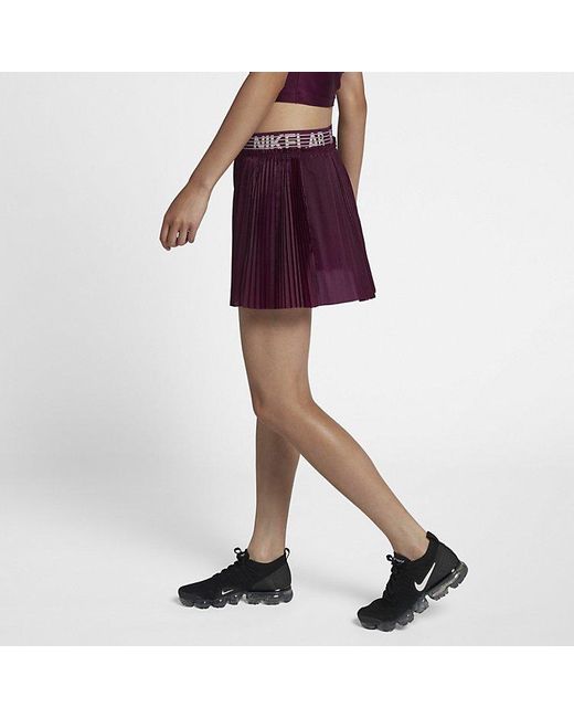 Nike Red (Wmns) Lab Tennis Pleated Skirt 2In