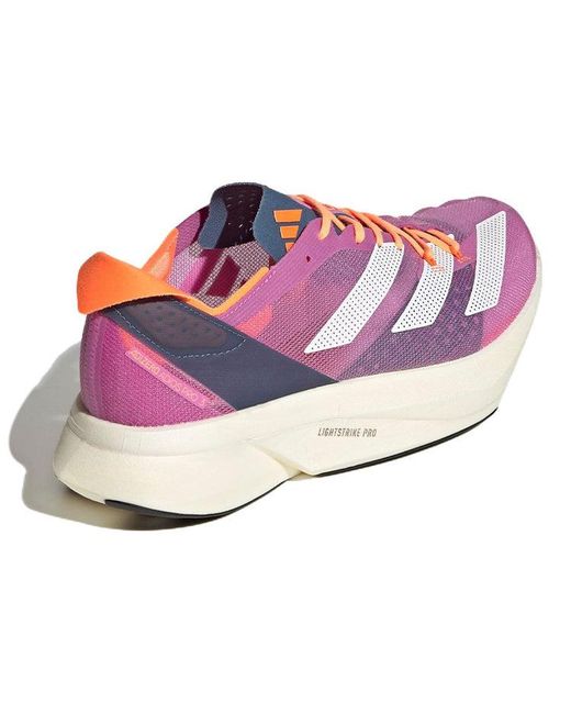 Adidas Pink Adizero Adios Pro 3 'Pulse Lilac' for men