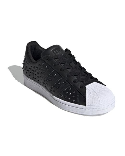 Adidas Black (Wmns) Superstar 'Core Stud'