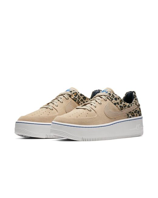 Nike Brown (Wmns) Air Force 1 Sage Low Premium 'Leopard'