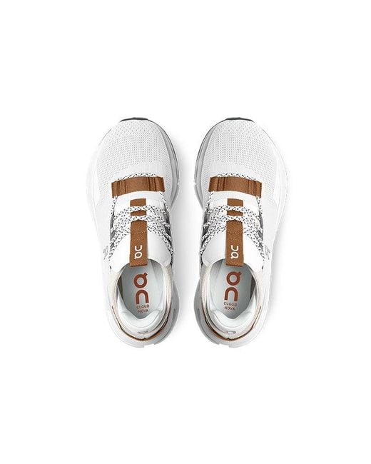 On Shoes White (Wmns) Cloudnova Pearl'
