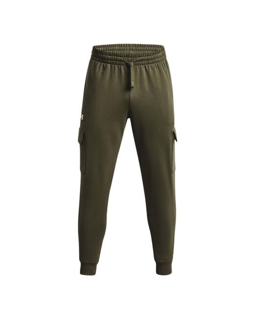 Under Armour S Rival Fleece Cargo Jogger Marine Od Green Xxl, for men