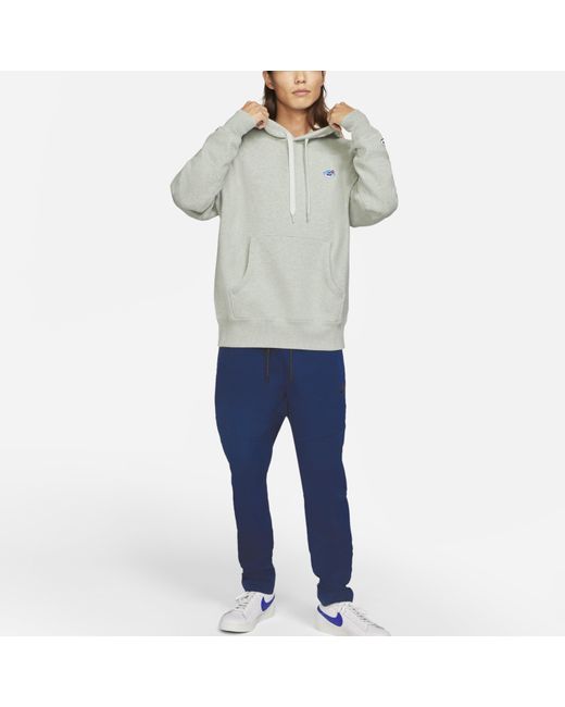 Nike Gray Sportswear Airmoji Logo Printed Casual for men