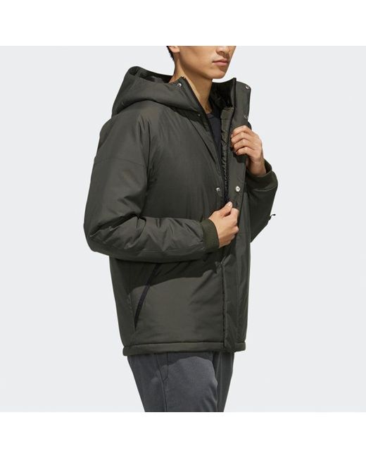 Adidas Gray Xplr Ins Jacket Outdoor Sports Waterproof Hooded Jacket for men