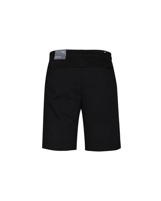 PUMA Black Solid Casual Shorts for men