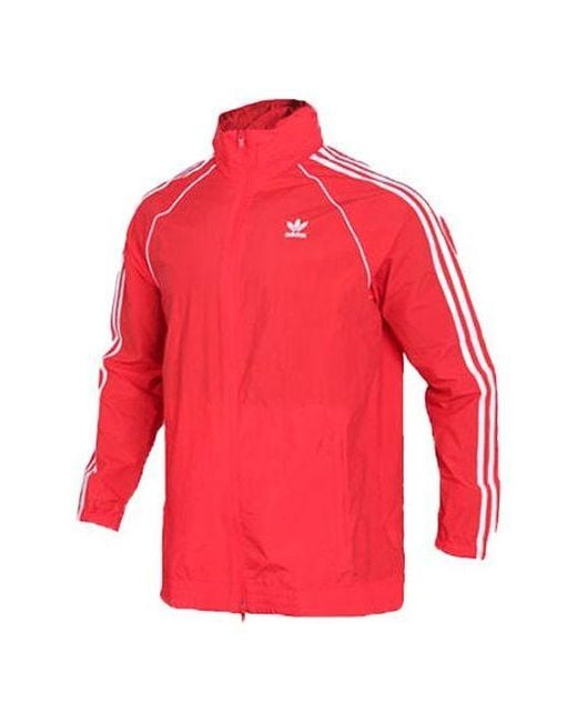 Adidas Red Originals Logo Jacket for men