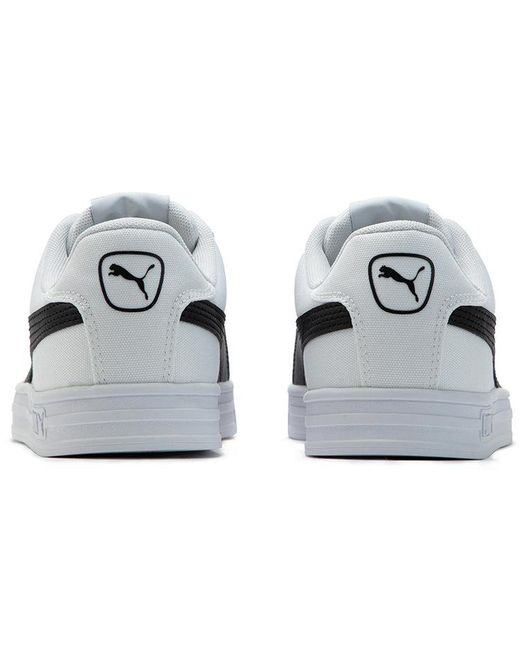 PUMA White Smash Vulc Retro Casual Skateboarding Shoes Shoe for men