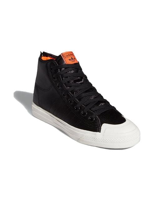 Adidas Black Nizza Hi Rf 'Core' for men