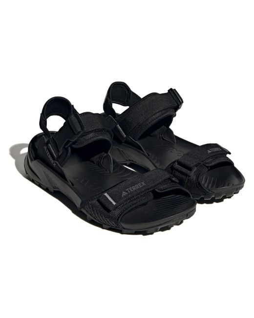 Adidas Black Terrex Hydroterra Sandals 'Core' for men