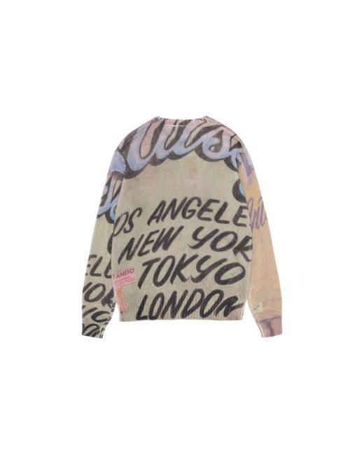 Stussy Pink Alfonso Sweater for men