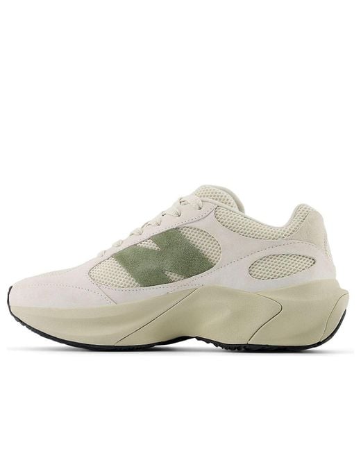 New Balance White Wrpd Runner 'Linen Dark Olivine' for men