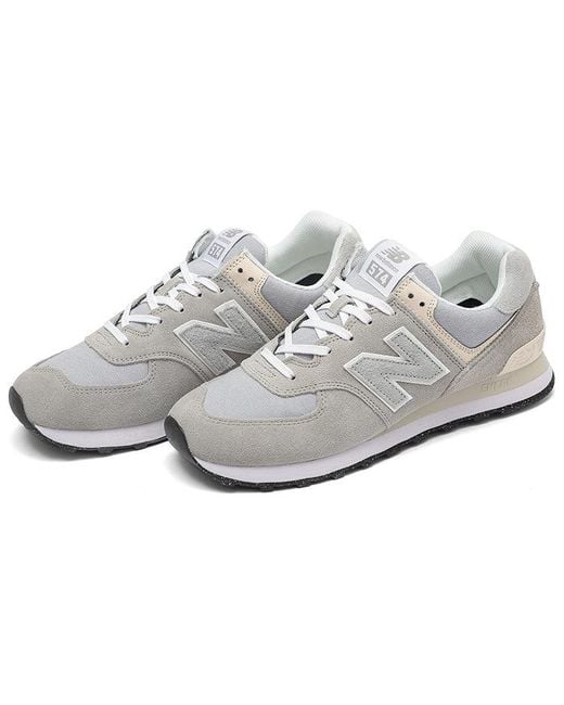 New Balance White 574 Sea Salt' for men