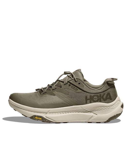 Hoka One One Brown Transport Gore-Tex 'Slate Oat Milk' for men
