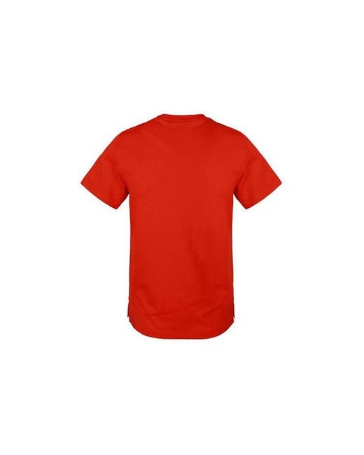 Adidas Red Cozy Breathable Round Neck Short Sleeve for men