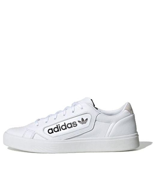 Adidas White (Wmns) Sleek 'Cloud'