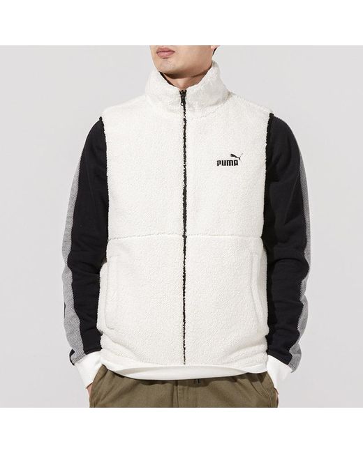 PUMA White Polyester Outer Shell Vest for men