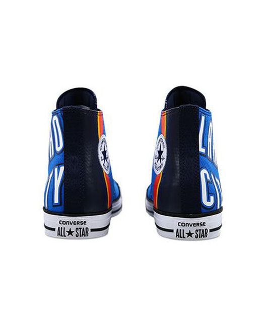 Converse Blue Chuck Taylor All Star Hi Franchise Oklahoma City Thunder for men