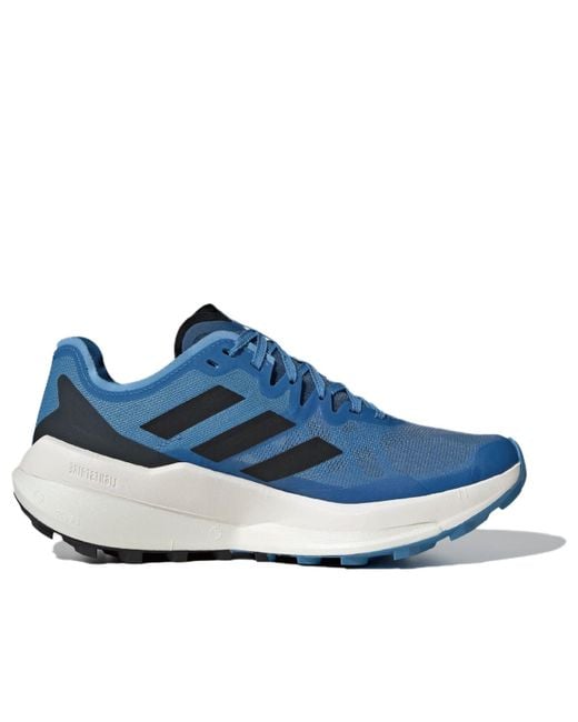 Adidas Blue Terrex Agravic Speed Trail Running Shoes for men