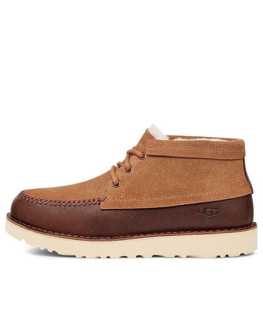Ugg Brown Campout Chukka 'Chestnut Mixed Materia' for men