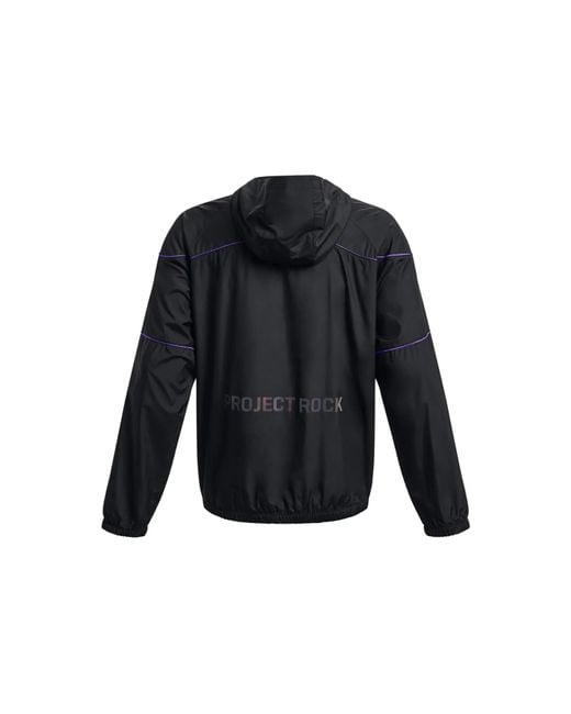 Under Armour Blue Project Rock Anorak Jacket for men