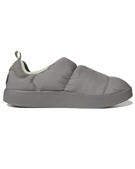 Adidas Gray Puffylette 'Charcoal Solid' for men