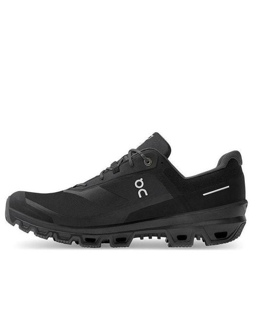 On Shoes Black Cloudventure Waterproof for men
