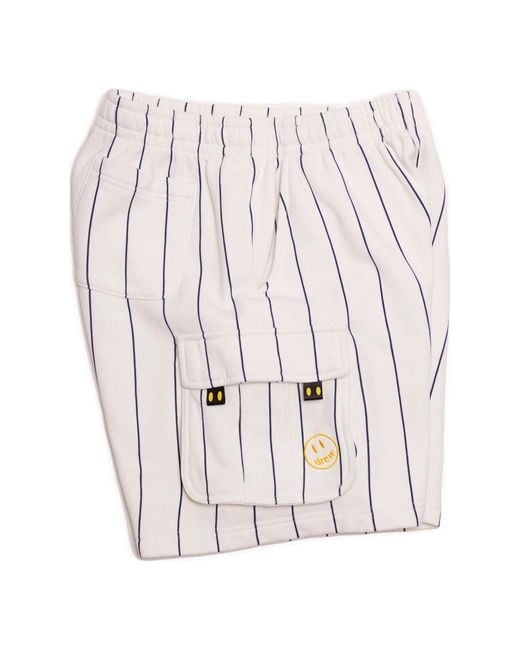 Drew House Blue Cargo Sweatshort Pinstripe' for men