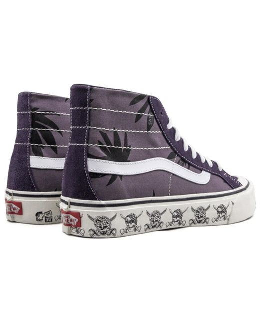 Vans Blue Sk8-Hi 138 Decon Sf 'Summer Leaf Plum' for men
