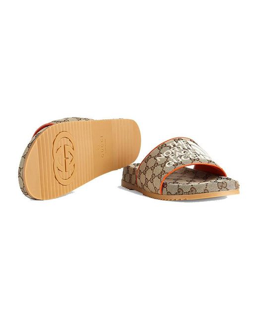 Gucci Brown Slide X The North Face for men