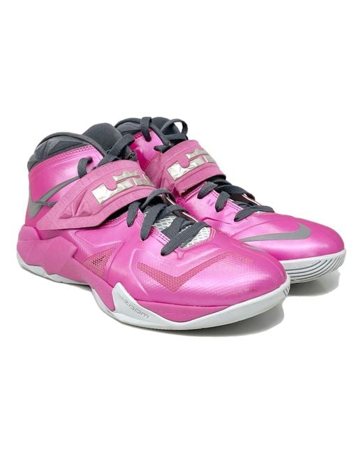 Nike Purple Lebron Zoom Soldier 7 'Kay Yow' for men