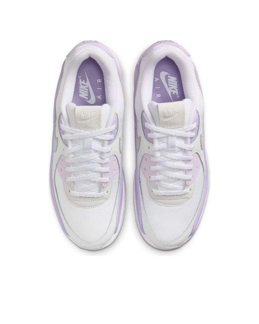 Nike Purple (Wmns) Air Max 90 Lv8 Hydrangeas Wolf'