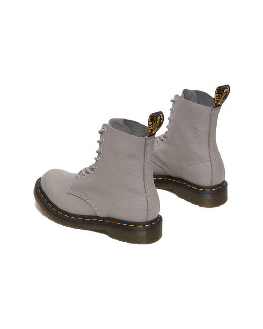 Dr. Martens Gray (Wmns) 1460 Pascal Virginia Leather Boots