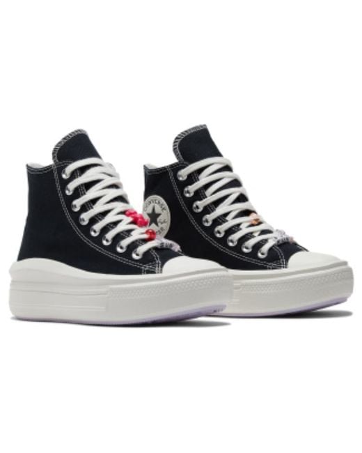 Converse Blue (Wmns) Chuck Taylor All Star Move Platform High 'Diy Beads'