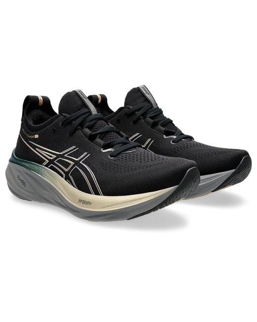 Asics Black Gel-Nimbus 26 Platinum Champagne' for men